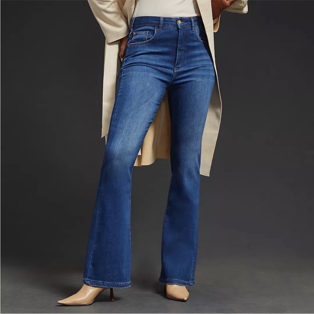 Pilcro and the Letterpress flared jeans